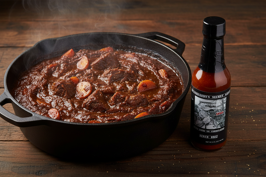 Hearty Spicy Beef Stew with Granddaddy's Secret Sauce